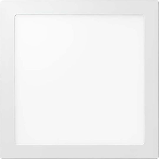 Avizar Led Panel 3w 6500k 100lm Recessed Square Format 10.7 X 10.7 Cm White