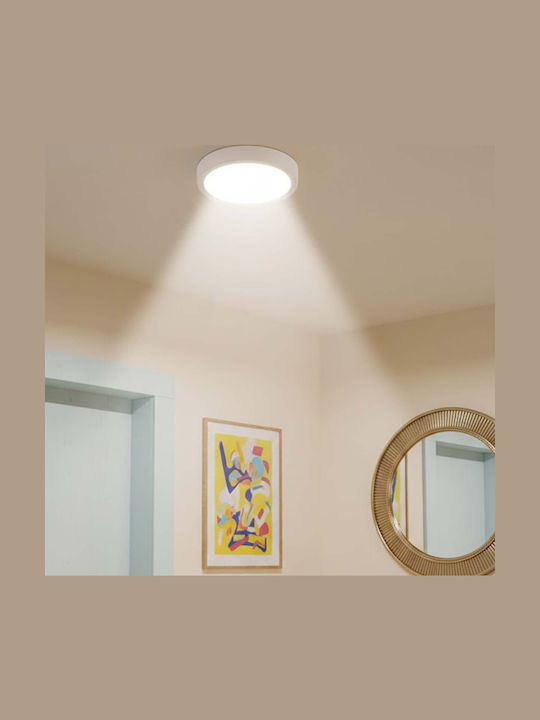 Avizar Quadratisches LED-Lichtpanel 6W 117x117mm Gleichmäßige Beleuchtung Weiß
