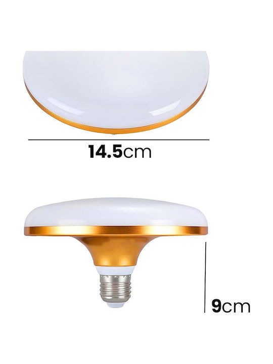 Avizar Round Led Light Panel 6w 83×83mm Ultra-thin Design Blanc Doré