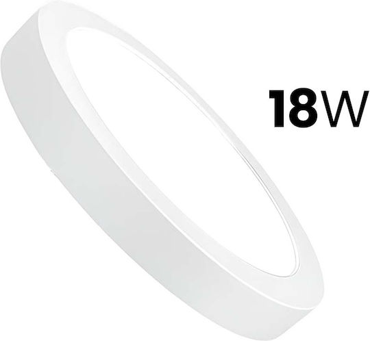 Avizar Квадратно LED Панел 6W 117x117mm Равномерно Осветление Бял