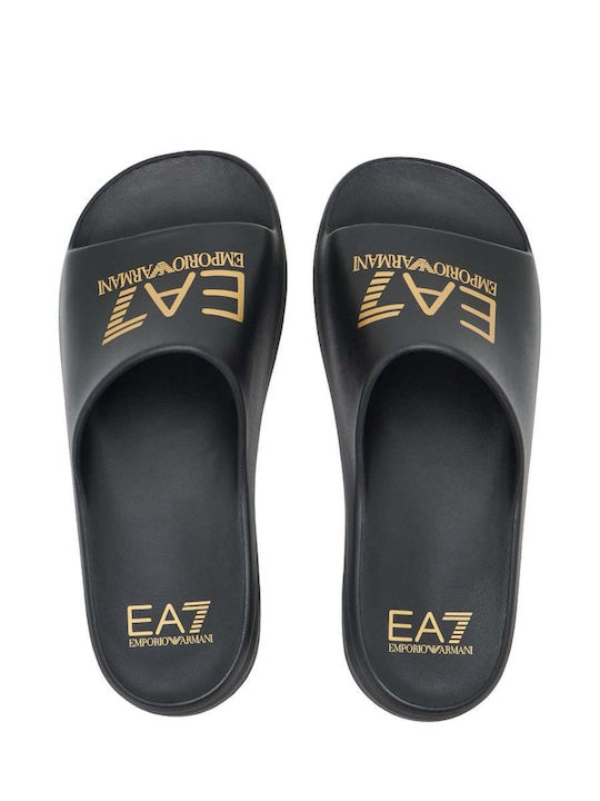 Men's Black Slides