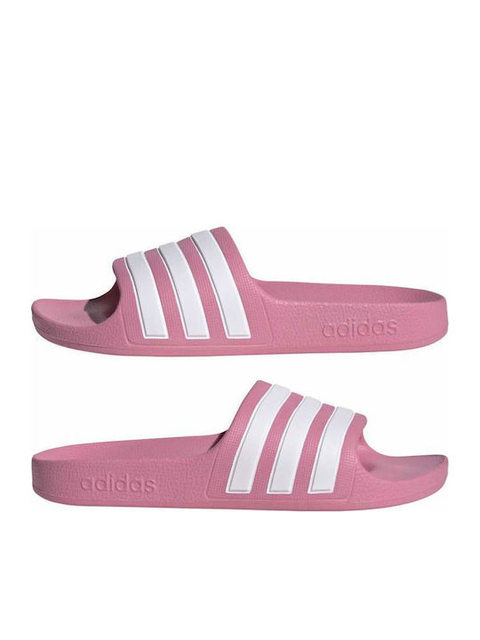 Kids' Flip Flops Slides Pink Adilette Aqua