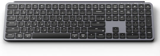 B6 Pro Wireless Bluetooth Keyboard Greek Gray
