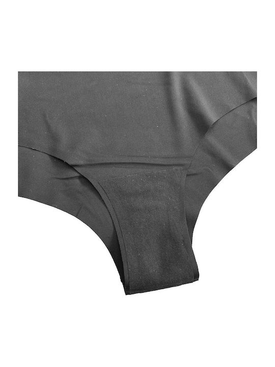 Damen-Slips Nahtlos Schwarz