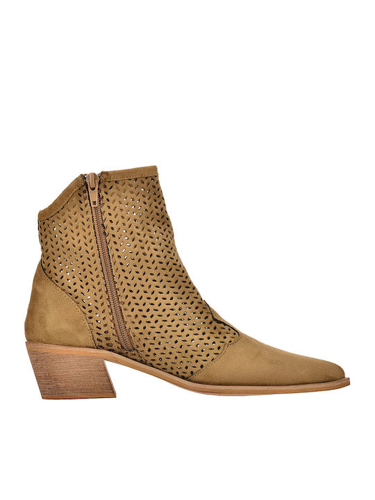Women's Ankle Boots Cowboy Tabac Brown