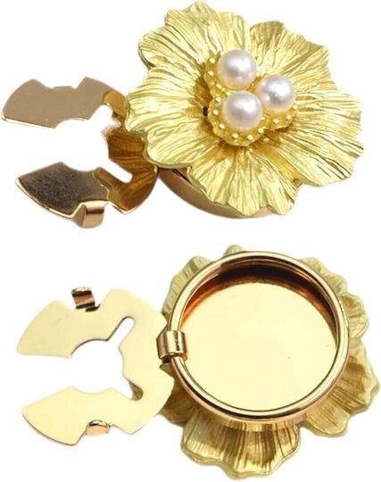 Alista Home Sewing Button Gold Metal 2.5x1.7cm