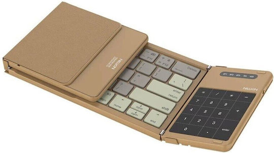 Nillkin Cube Pocket Ασύρματο Bluetooth Αριθμητικό Πληκτρολόγιο Khaki