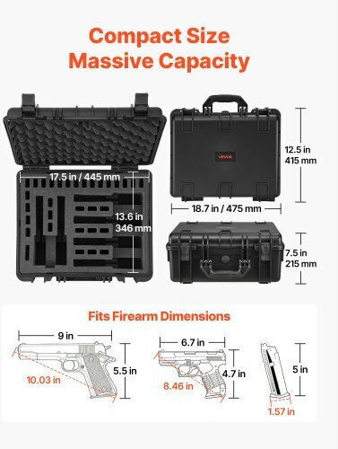 Vevor Beige Pistol Case