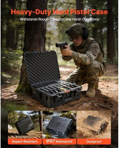 Vevor Beige Pistol Case