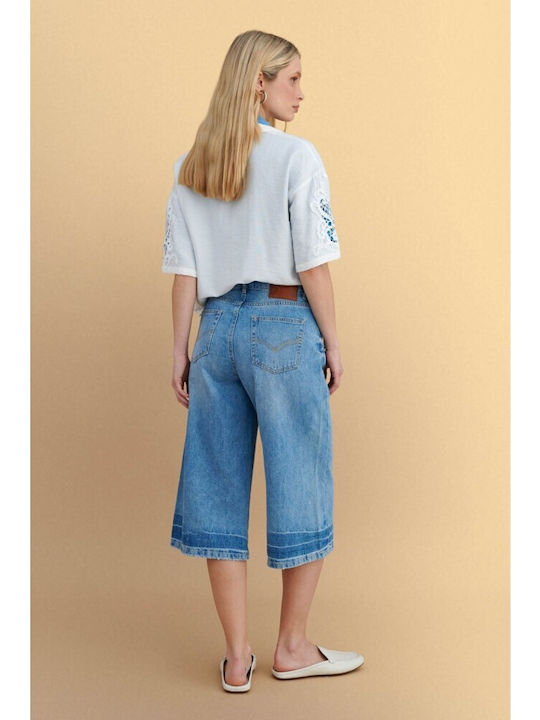 Women's Jean Bermuda Blue