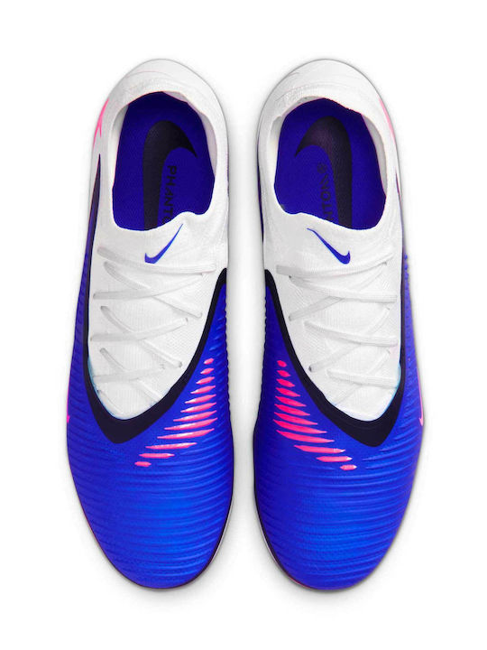 Nike Phantom 6 Low Pro Футболни Обувки с Бутони FG Сини