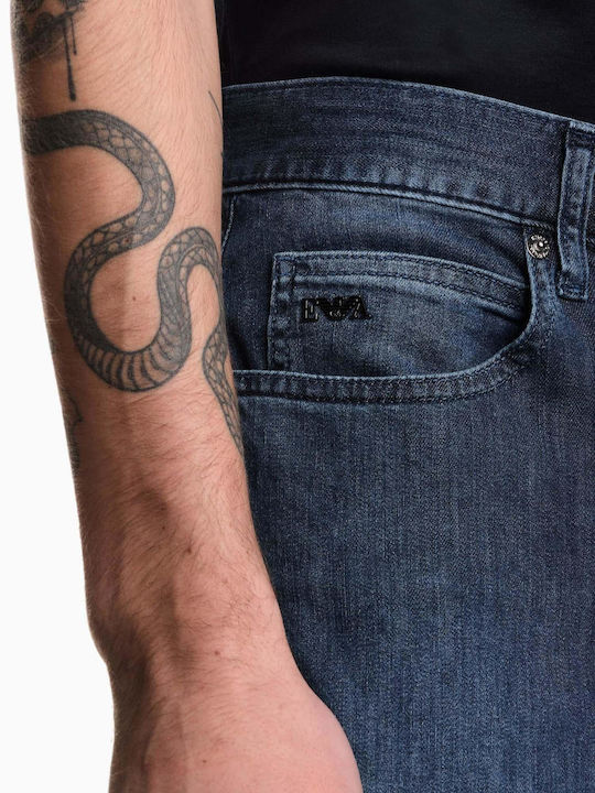 Men's Jeans Pants with Slim Fit Blue