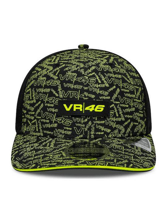 Vr46 All Over Print Черна 9seventy Stretch Снап Кап