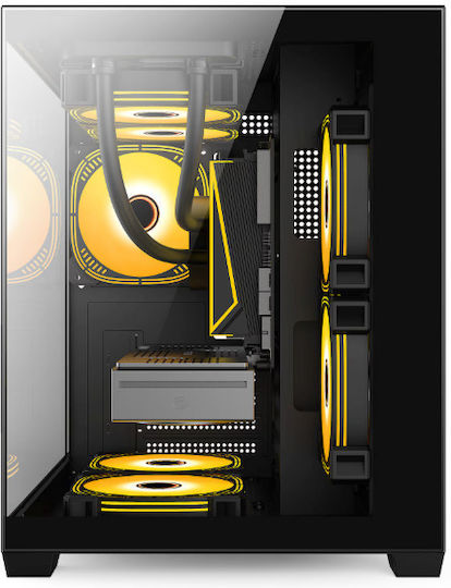 OptimX Titanium Ambra Calculatoare Desktop Utilizate Recondiționate Grad A Ryzen 5-5600X 16GB SSD W11 Pro