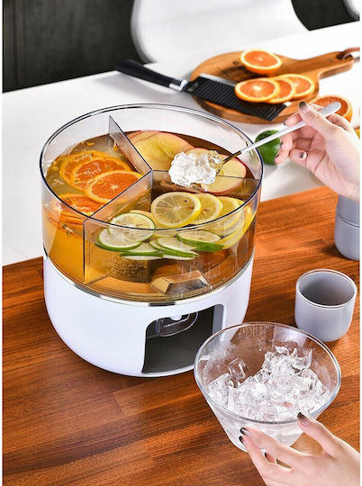 Alista Home Dozator De Apă 3 Compartimente Rotative Capacitate Mare 3l Alb
