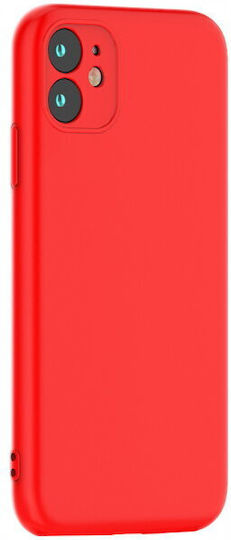 Premium Back Cover Silicon Roșu (Xiaomi 15)