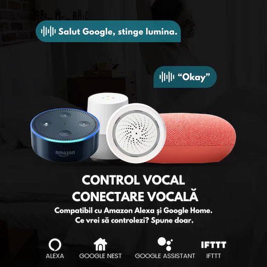 Contor De Panou Electric Analogic Șină Monofazat Wi-Fi Google Home Alexa Tuya