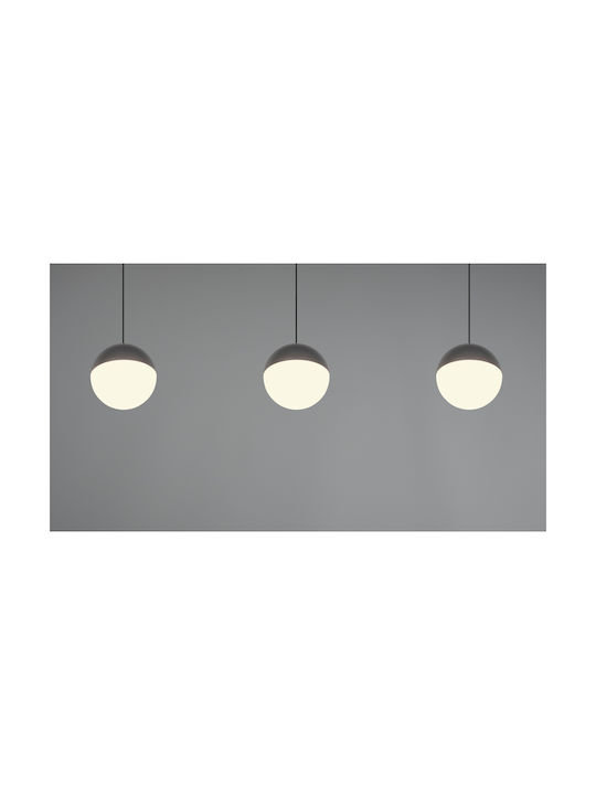 Trio Lighting Κρεμαστό Φωτιστικό Γκρι