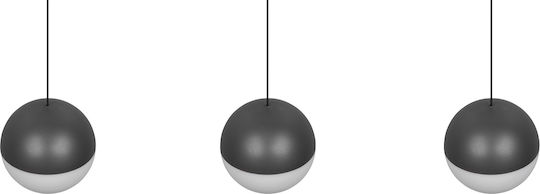 Trio Lighting Grey Ceiling Light Rail 60x150cm