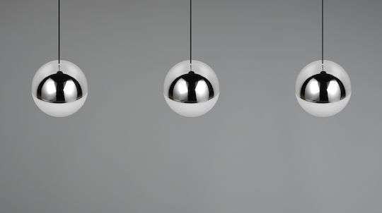 Trio Lighting Silver Pendant Ceiling Light