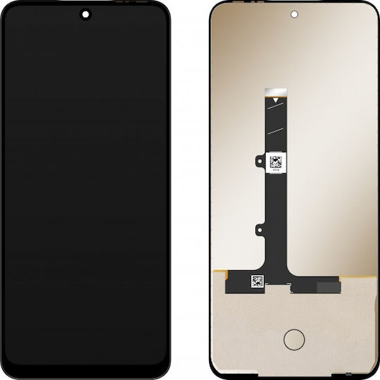 MP Ecran Cu Mecanism Tactil Pentru Infinix Hot 50 Pro Itel S25 Tecno Spark 30 Pro Negru