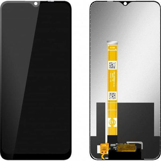 Madrid Papel Mobile Phone Replacement Screen with Touch Mechanism for Oppo A16 Oppo A16s Oppo A54s Black