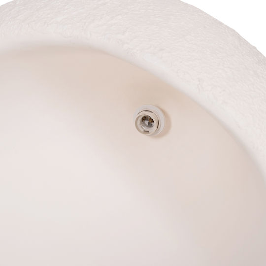 HomeMarkt White Hanging Ceiling Light with E27 Socket 65x55x50cm