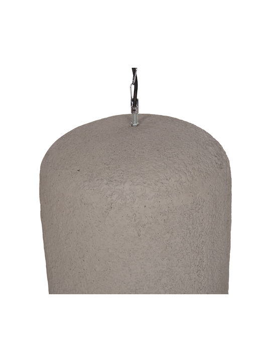 HomeMarkt Grey Ceiling Light with E27 Socket 35x35cm