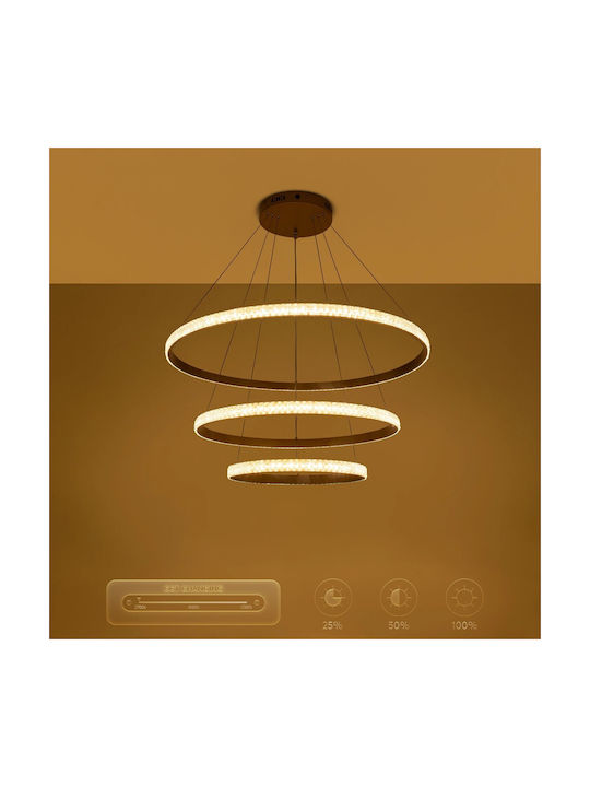 kelvo Diamond Ceiling Light White LED with Warm to Cool White Light 80x80x80cm