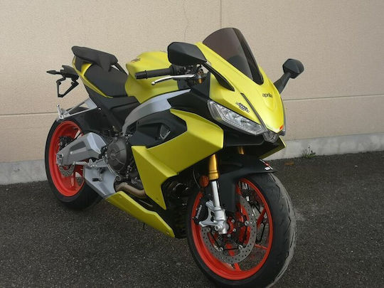 Ζελατινα Μοτοσυκλετας Bullster Aprilia Rs 660 Abs Standard Μαυρη Φιμε