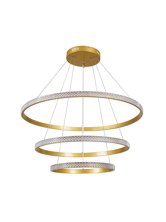 kelvo Diamond Ceiling Light White LED with Warm to Cool White Light 80x80x80cm
