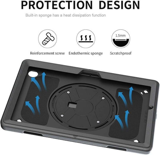 4Smarts Flip Cover Ανθεκτική Μαύρη (iPad 2019/2020/2021 10.2'')