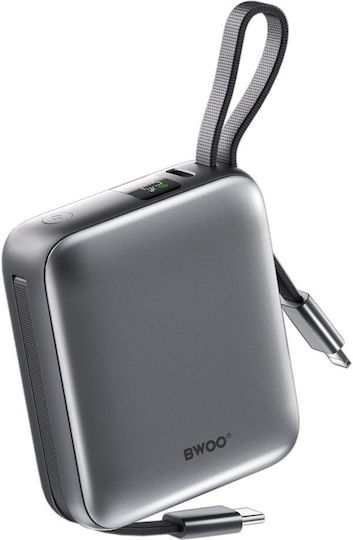 BWOO P73 Power Bank 10000mAh 22.5W with USB-C Port Black