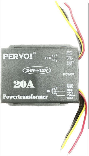 PerVoi Car Transformer From 24V to 12V 20A