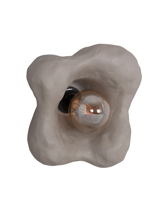 HomeMarkt Luxon Wall Lamp with E27 Socket Grey 28x15cm