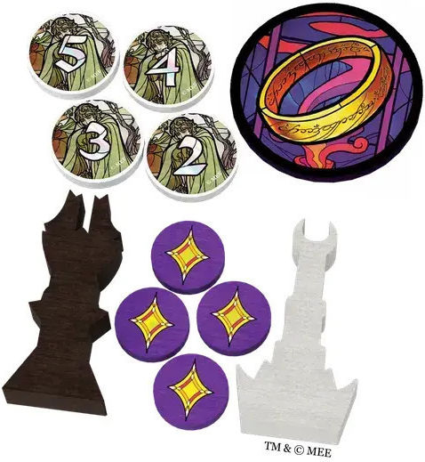 Board Game The Lord of the Rings: The Two Towers for 1-4 Players 10+ Years Old (EN) Office Dog