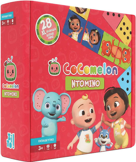 Επιτραπέζιο Παιχνίδι Cocomelon - Ντόμινο για 1-4 Παίκτες 3+ Ετών Zito!