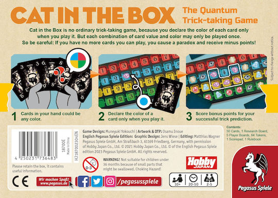 Board Game Cat In The Box: Deluxe Edition for 2-5 Players 10+ Years Old (EN) Hobby Japan
