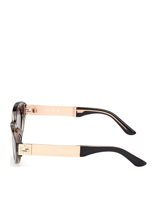 Guess Women’s Sunglasses with Black Horn-Rimmed Frame and Grey Lens GU00261-H 01A