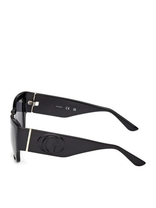 Guess Unisex Sonnenbrillen mit Schwarz Schildkröte Horn umrandet und Gray Gläser GU00252 01A