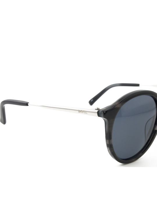 Invu Women's Sunglasses with Black Frame and Gray Polarized Lenses V1900F