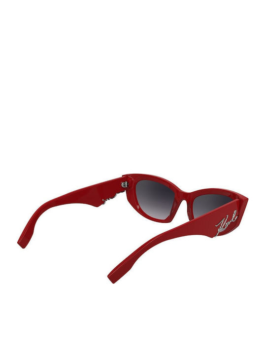 Karl Lagerfeld Women's Sunglasses with Red Plastic Frame and Red Lens KL6162S-600