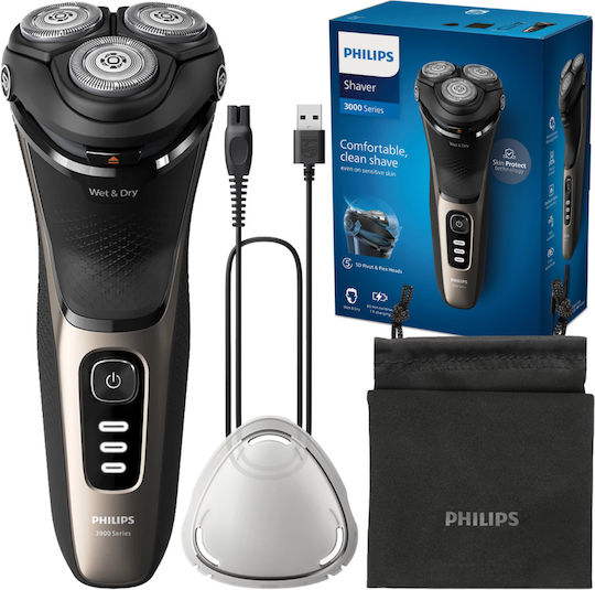 Philips Series 3000 Rotating Electric Shaver Face Rechargeable