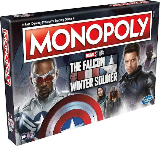 Joc de Societate Monopoly: Falcon Winter Soldier pentru 2-6 Jucători 14+ Ani (EN) Hasbro