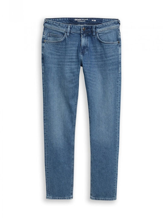 Ανδρικό Παντελόνι Τζιν με Slim Narrow Εφαρμογή Μπλε