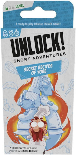 Board Game Unlock Short 1 - Secret Recipes of Yore for 1-6 Players 10+ Years Old