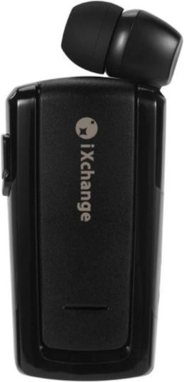 iXchange UA-25 In-ear Bluetooth Handsfree Ακουστικό Πέτου Μαύρο