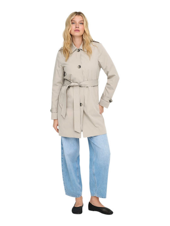 Life Damen Beige Trenchcoat