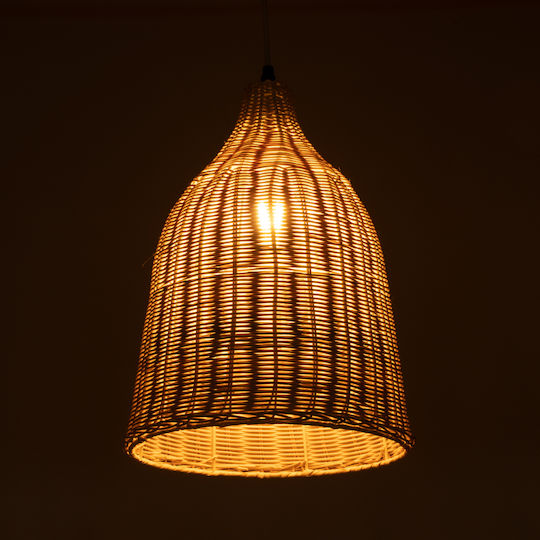 GloboStar Bahamas Light Wood Κρεμαστό Φωτιστικό