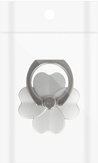 Ring-Halter Blume Silbern